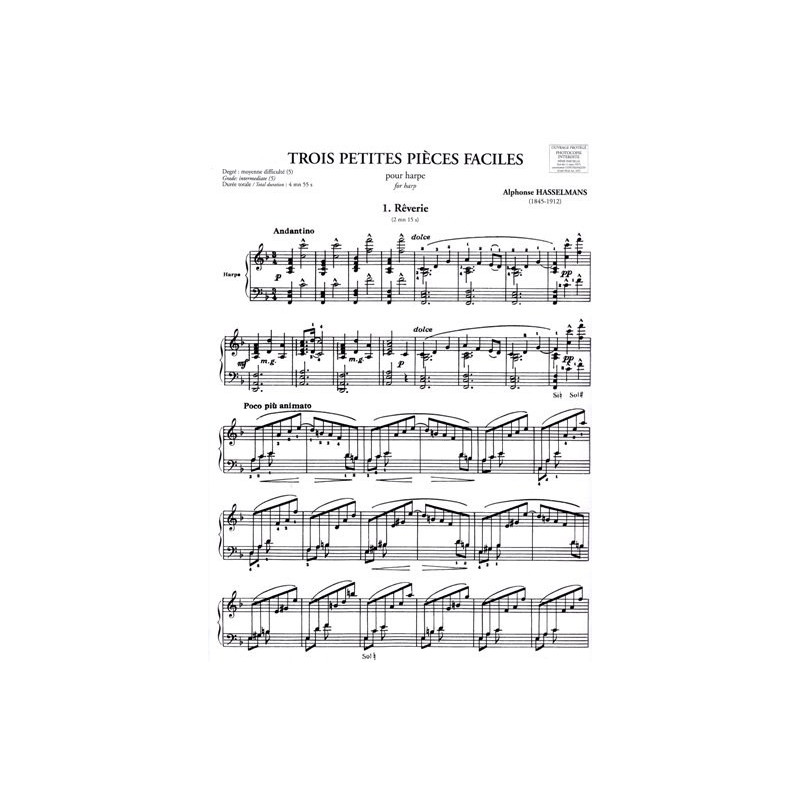 Hasselmans Alphonse - 3 Petites pi