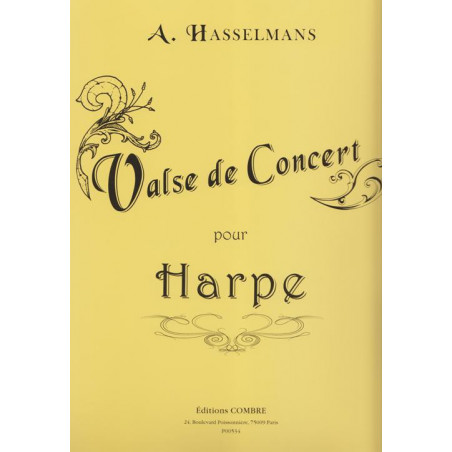 Hasselmans Alphonse - Valse de concert pour harpe