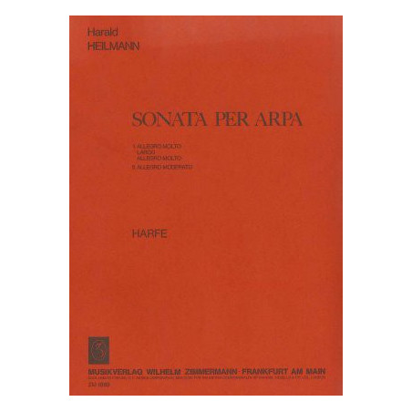 Heilmann Harald - Sonata per arpa - Sonate pour harpe