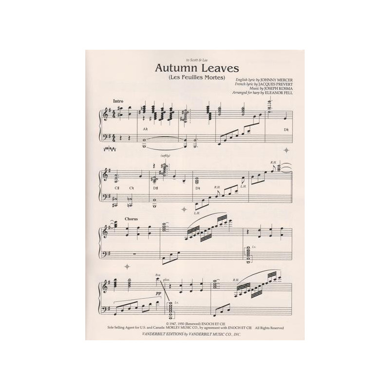 Kosma Joseph - Autumn Leaves - Les feuilles mortes