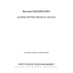 copy of Desgraupes Bernard - Quatre petites pièces et un duo