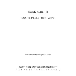 Alberti Freddy - Quatre pièces pour harpe - téléchargement