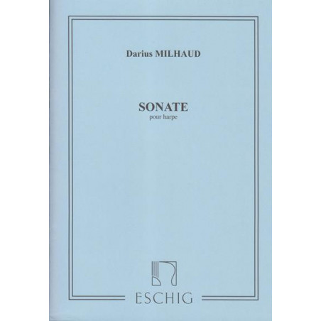 Milhaud Darius - Sonate pour harpe op.437