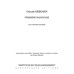copy of Debussy Claude - Première Rhapsodie pour clarinette principale (Blassel Sylvain)