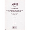 Negri Benedetto - Variations sur Tancrede de Rossini<br> per arpa o pianoforte