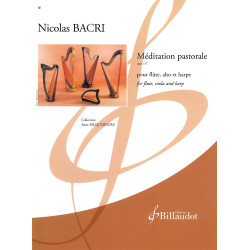 Bacri Nicolas - Méditation pastorale Op. 157