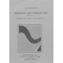 Mendelssohn Felix - Romance sans paroles n° 42 (Gérard Auffray)