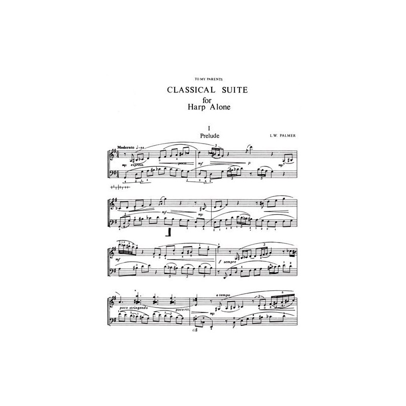 Palmer Lynne - Classical suite for harp alone