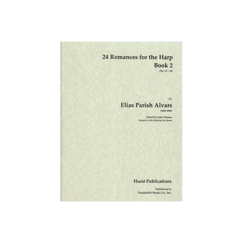 Parish Alvars Elias - 24 romances for the harp - book 2 (13 - 24)