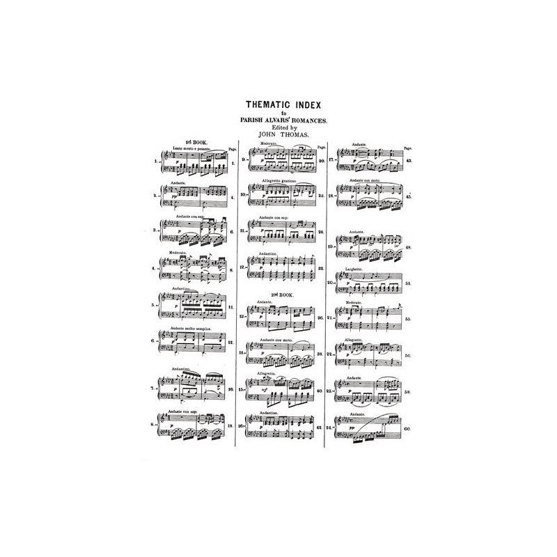 Parish Alvars Elias - 24 romances for the harp - book 2 (13 - 24)