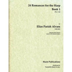 Parish Alvars Elias - 24 romances for the harp - book 1 (1 -12)