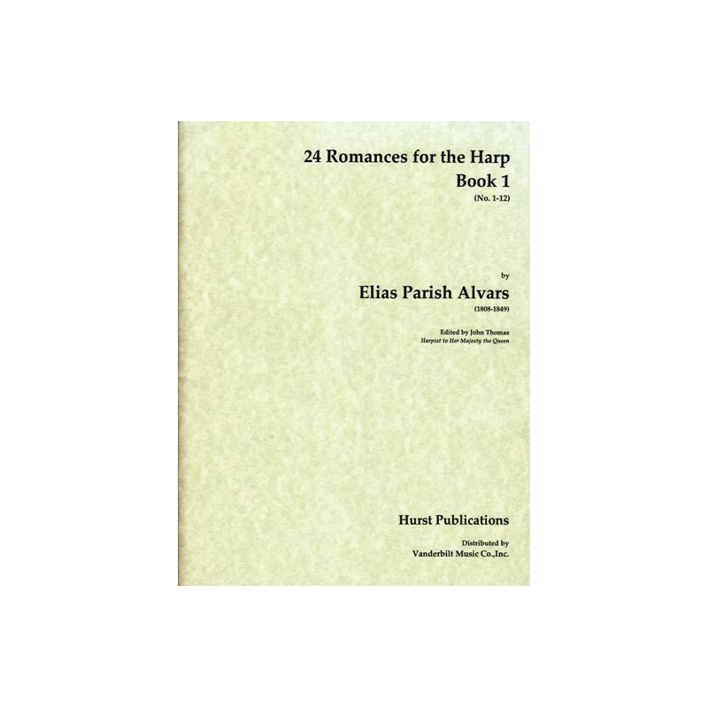 Parish Alvars Elias - 24 romances for the harp - book 1 (1 -12)