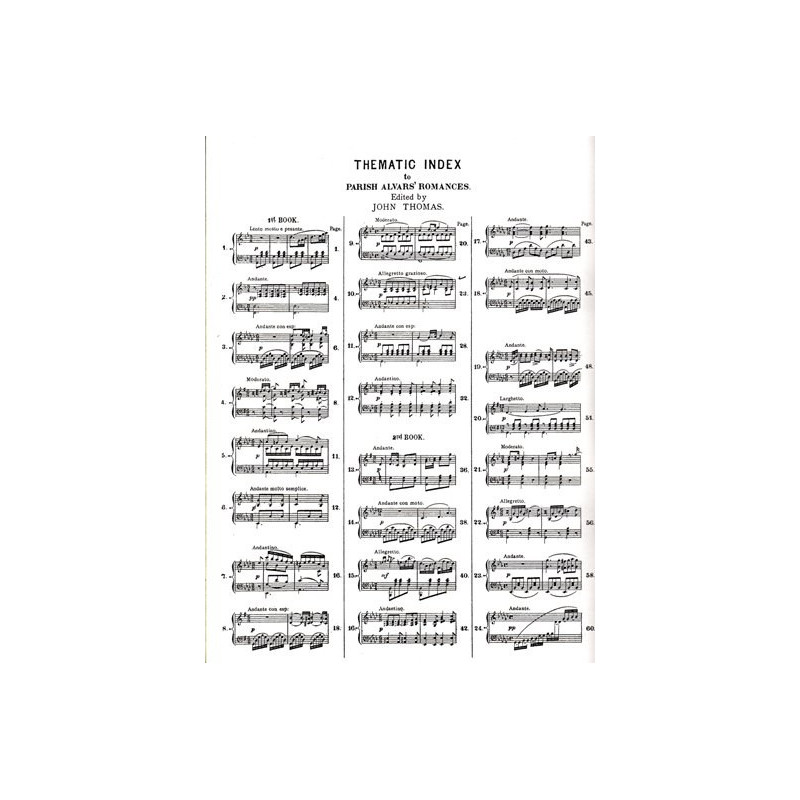 Parish Alvars Elias - 24 romances for the harp - book 1 (1 -12)