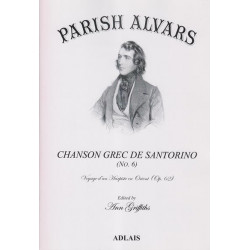 Parish Alvars Elias - Chanson grec de Santorino