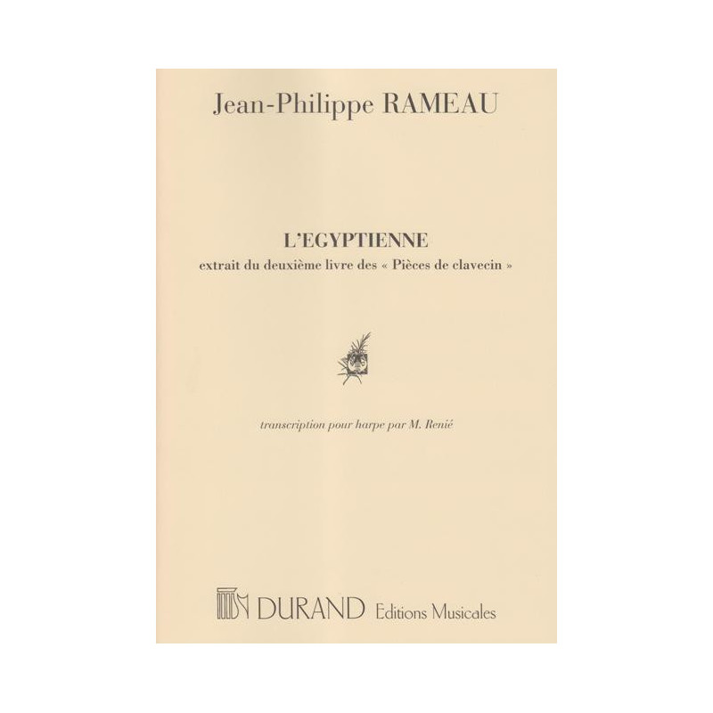 Rameau Jean-Philippe - L'Egyptienne