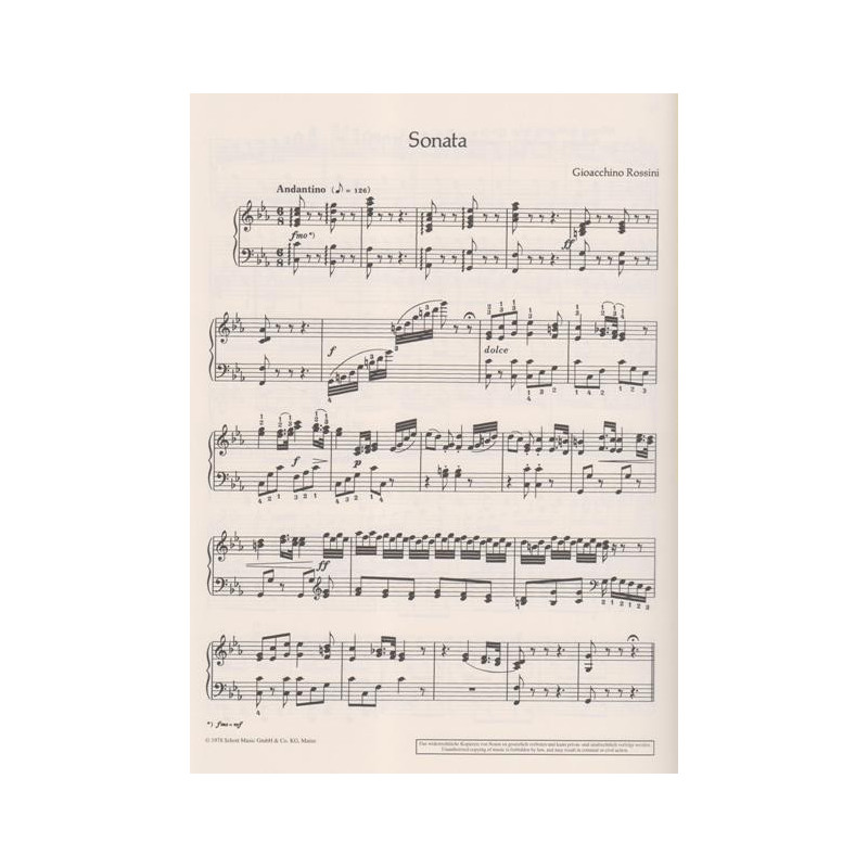 Rossini Giocchino - Sonate