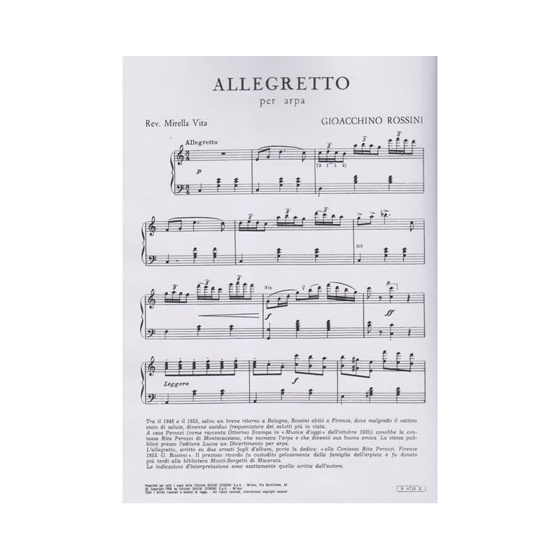 Rossini Giocchino - Allegretto