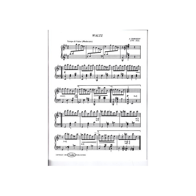 Divers auteurs - Russian classics - 6 Harp solos