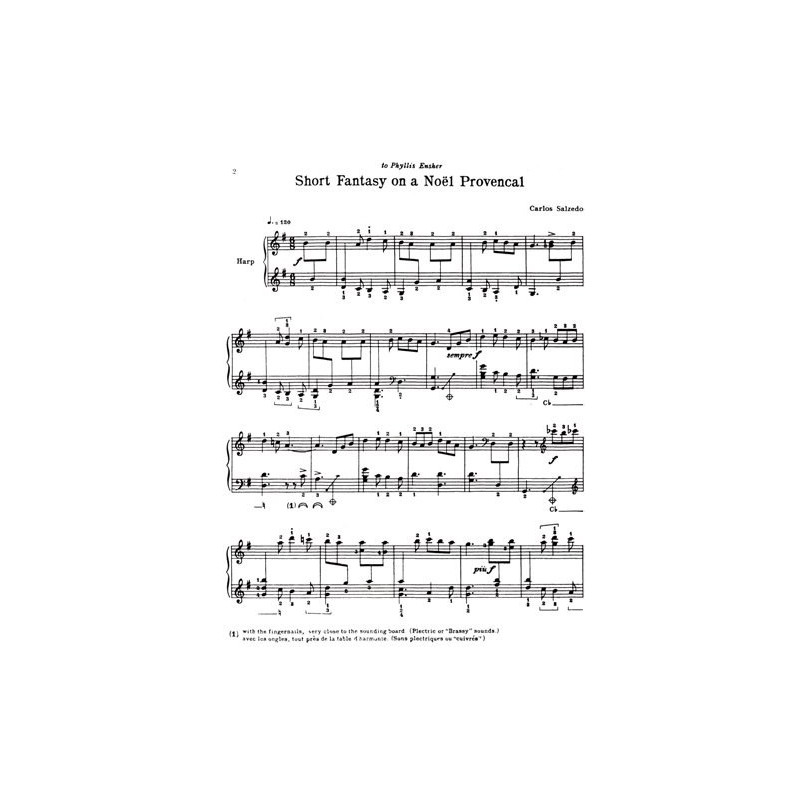 Salzedo Carlos - Christmas harp collection