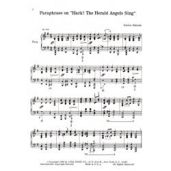 Salzedo Carlos - Paraphrases on Christmas Carols