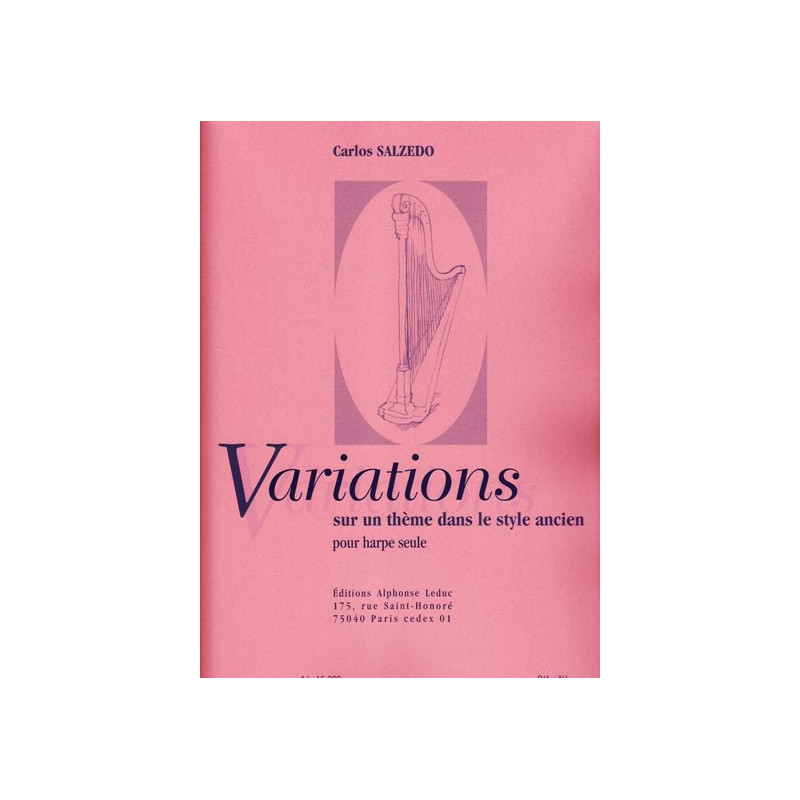 Salzedo Carlos - Variation sur 1 th