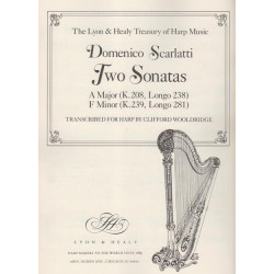 Scarlatti Domenico - 2 sonates, la M & fa m