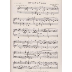 Scarlatti Domenico  - Sonate en La Majeur