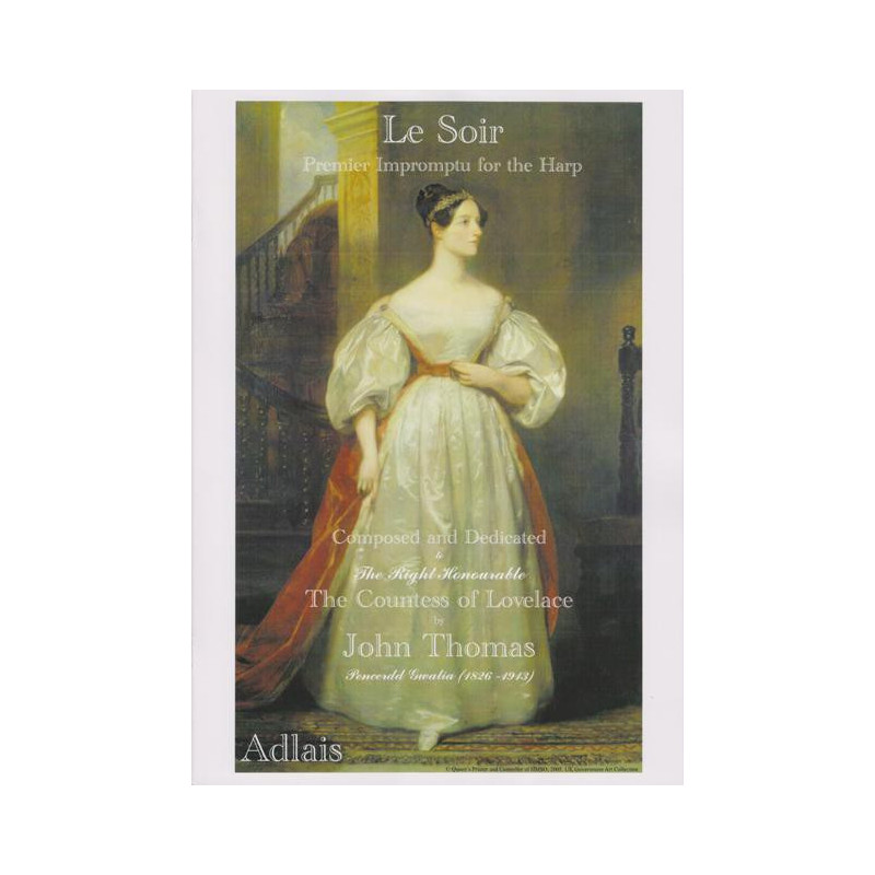 Thomas John - Le soir  - premier impromptu for the harp