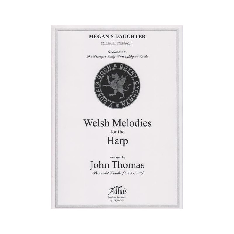 Thomas John - Welsh melodies for the harp Merch Megan