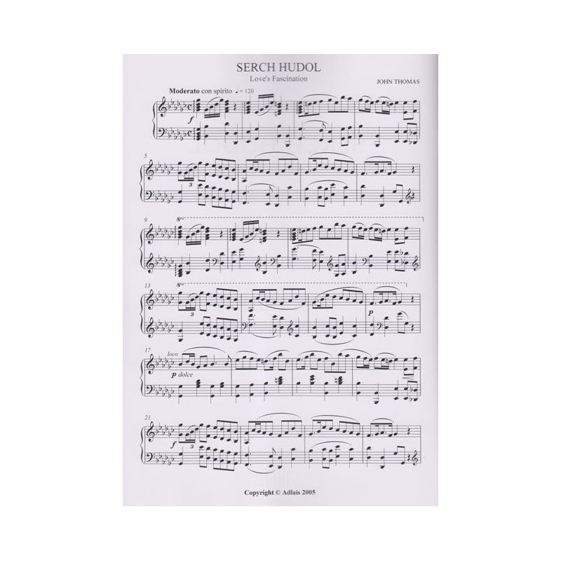 Thomas John - Welsh melodies for the harp - Love's fascination