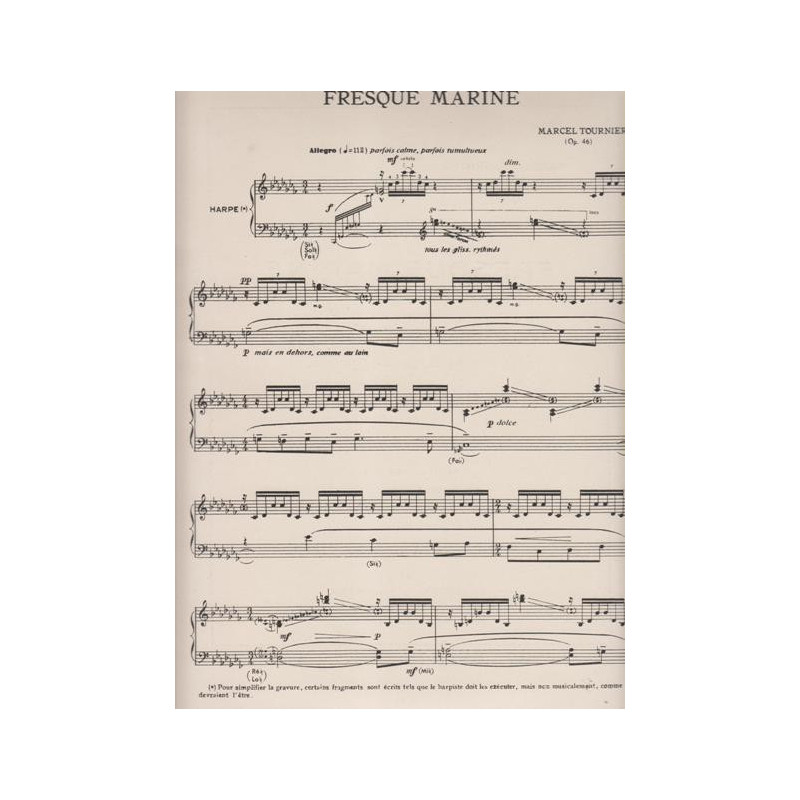 Tournier Marcel - Fresque marine