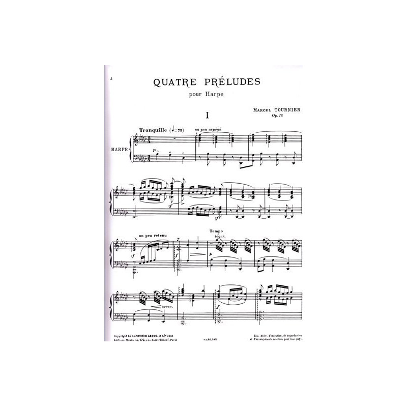 Tournier Marcel - 4 Pr