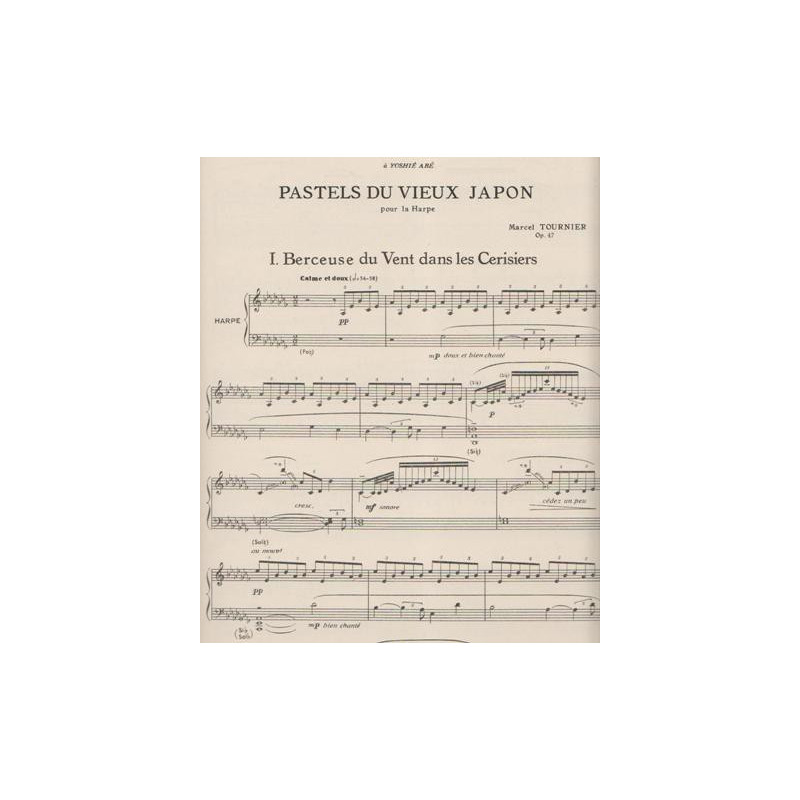 Tournier Marcel - Pastels du vieux Japon Op. 47