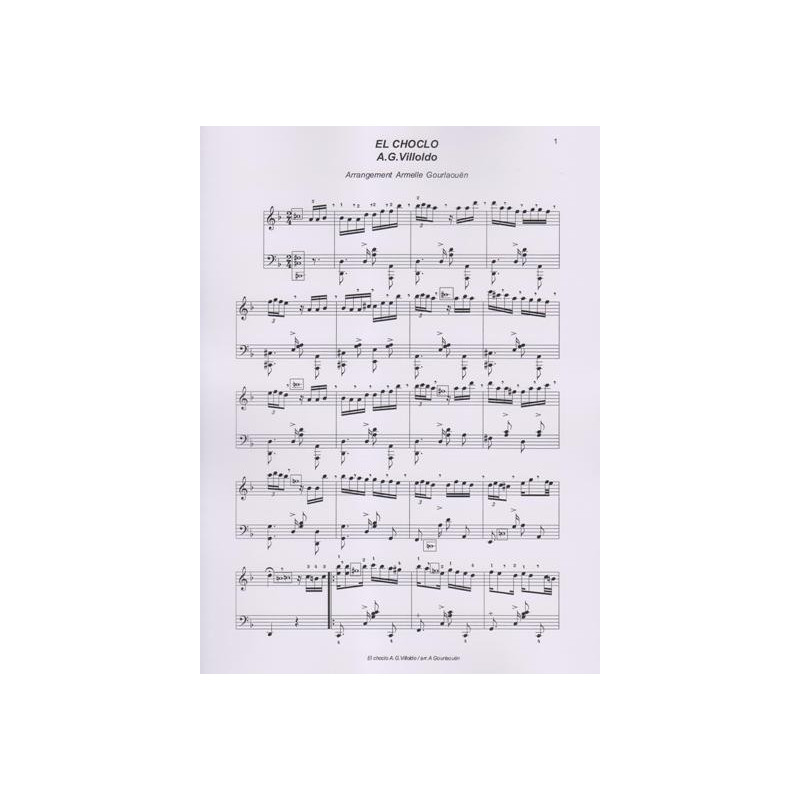 Villoldo Angel Gregorio - El Choclo (harpe celtique)