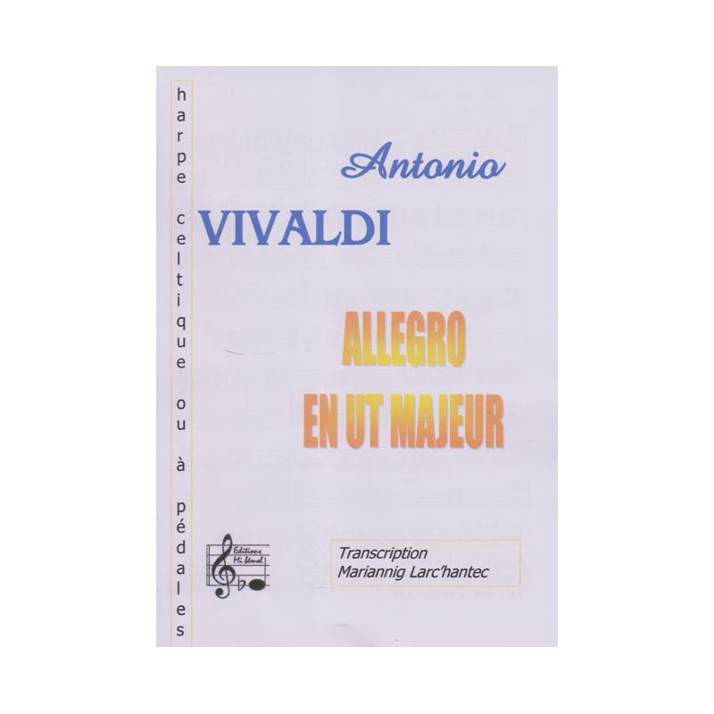 Vivaldi Antonio - Allegro en ut M (harpe celtique)