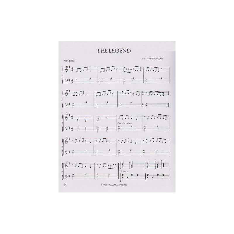 Woods Sylvia - The harp of Brandiswhiere<br>A suite for celtique harp