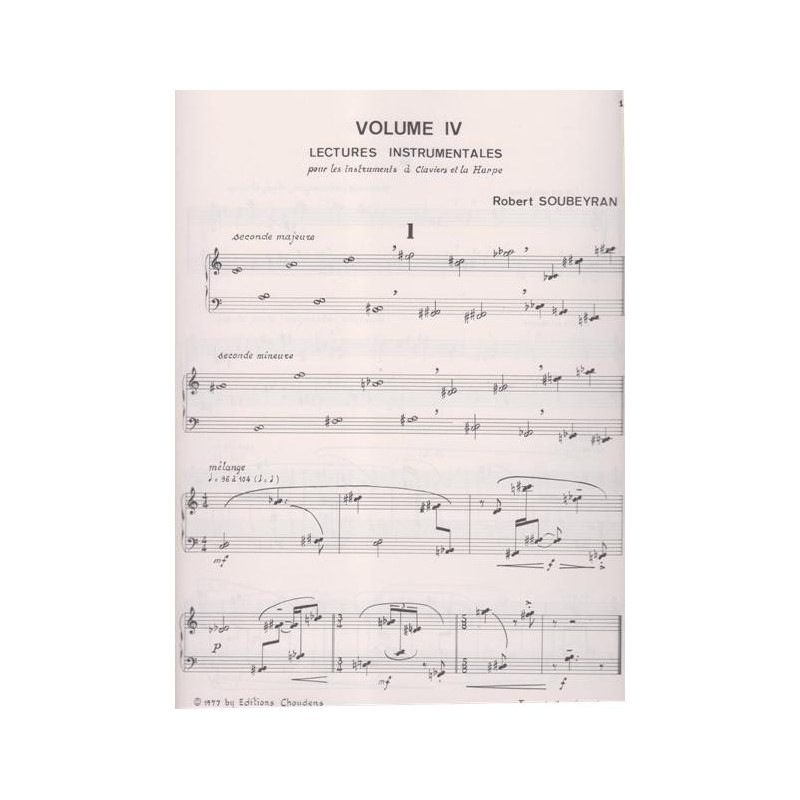 Soubeyran Robert - Lecture instrumentale vol.4 A