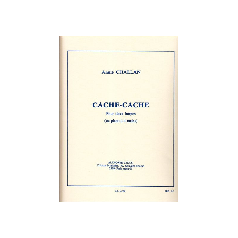 Challan Annie - Cache-cache (2 harpes)