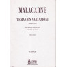 Malacarne Domenico - Tema con variazioni<br> per arpa e pianoforte