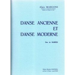 Margoni Alain - Danse ancienne & danse moderne (2 harpes)