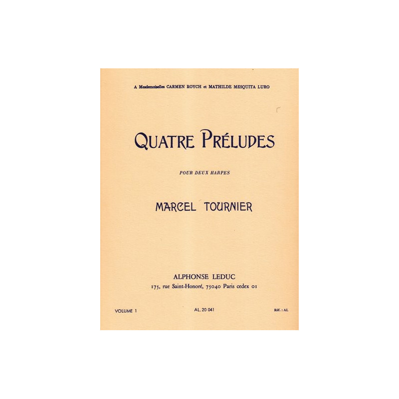 Tournier Marcel - 4 pr