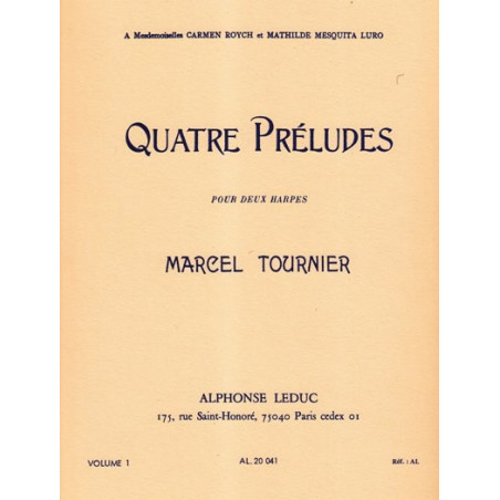 Tournier Marcel - 4 pr