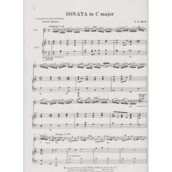 Bach Johann Sebastian - Sonate en Do Majeur (fl
