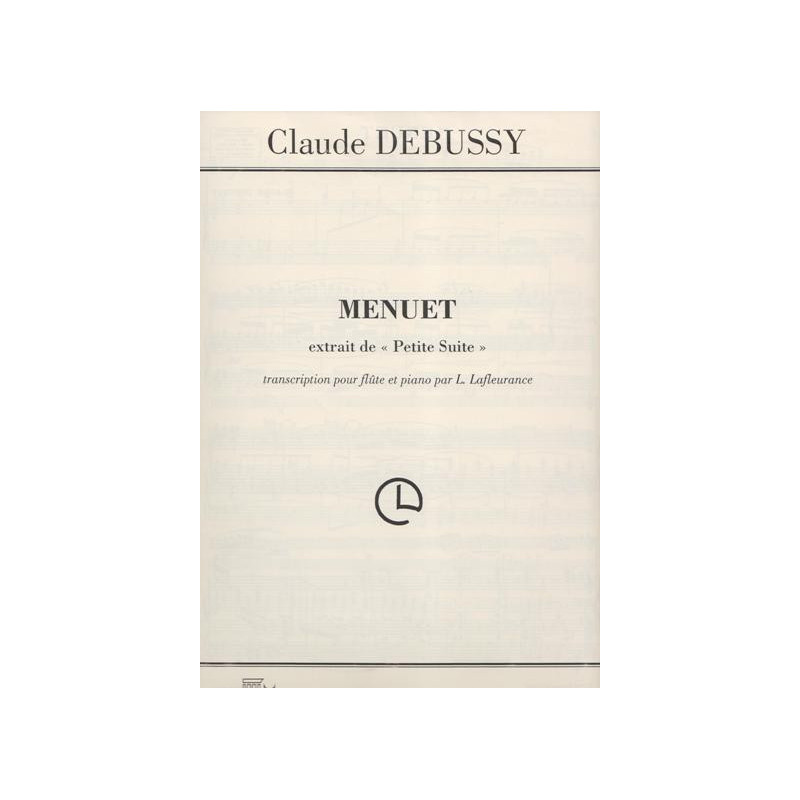Debussy Claude - Menuet (de petite suite)(fl