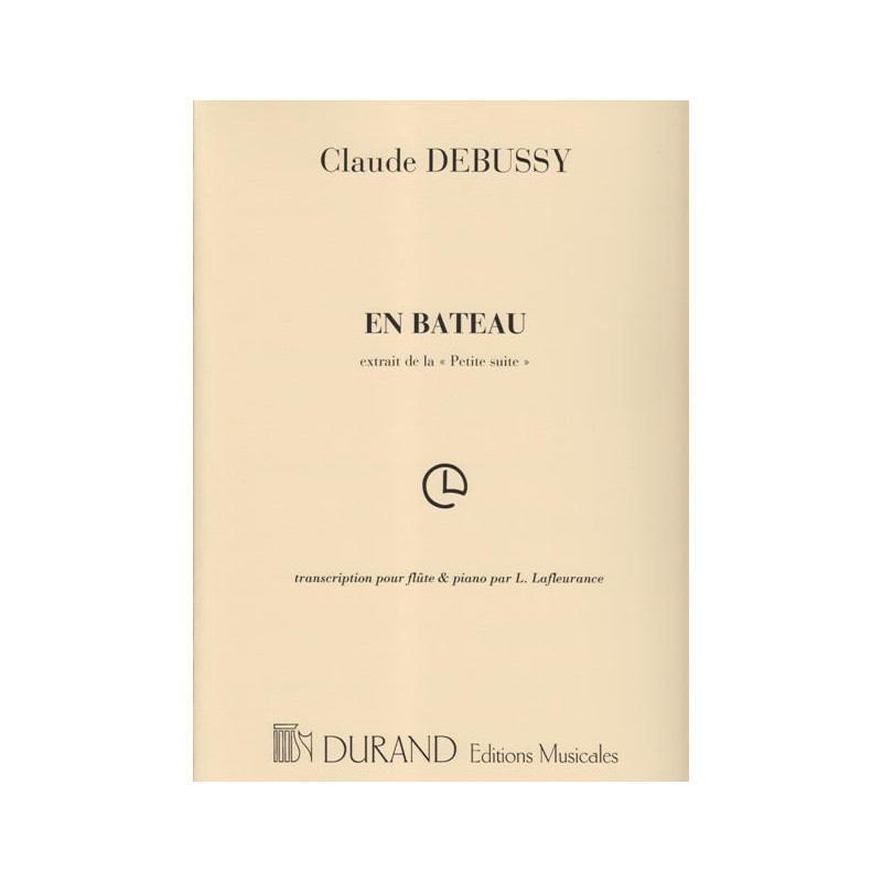 Debussy Claude - En bateau (fl