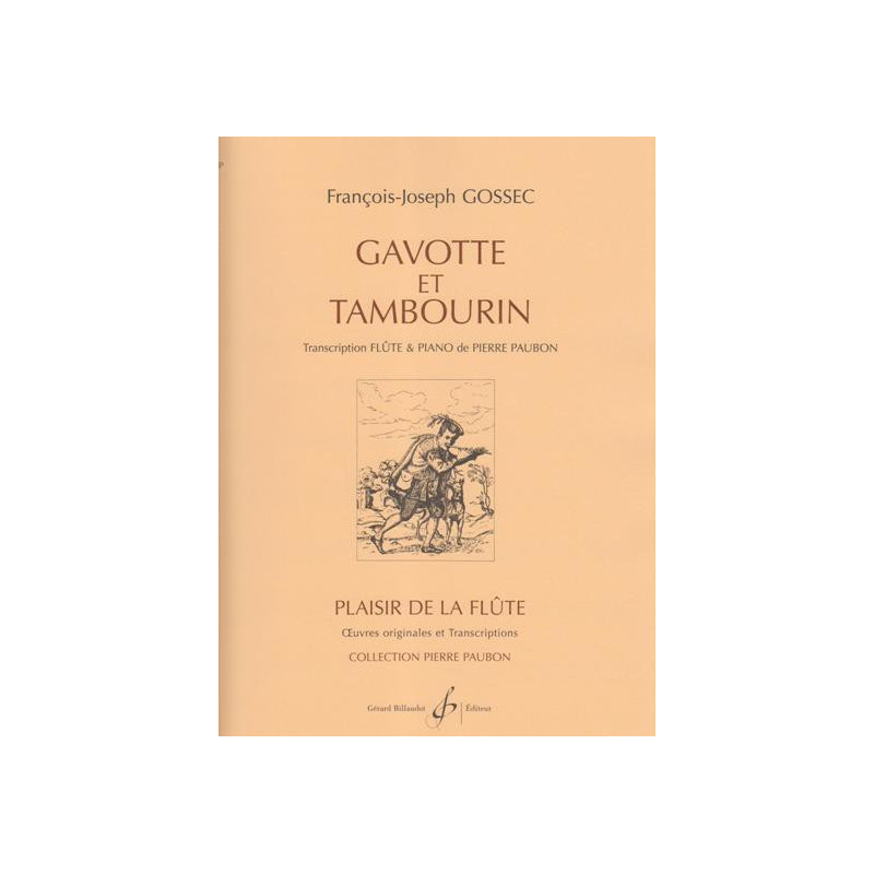 Gossec F.J. - Gavotte & tambourin (fl