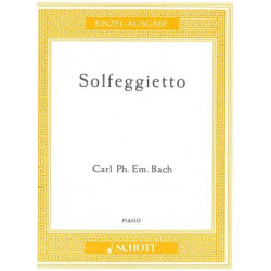 Bach Carl Philipp Emmanuel - Solfeggietto Piano