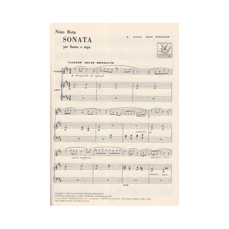 Rota Nino - Sonate (fl