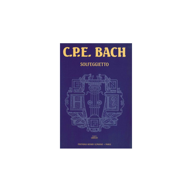 Bach Carl Philipp Emmanuel - Solfeggietto Urtext