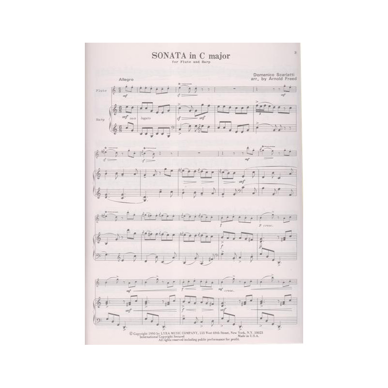 Scarlatti Domenico - 5 sonates (fl